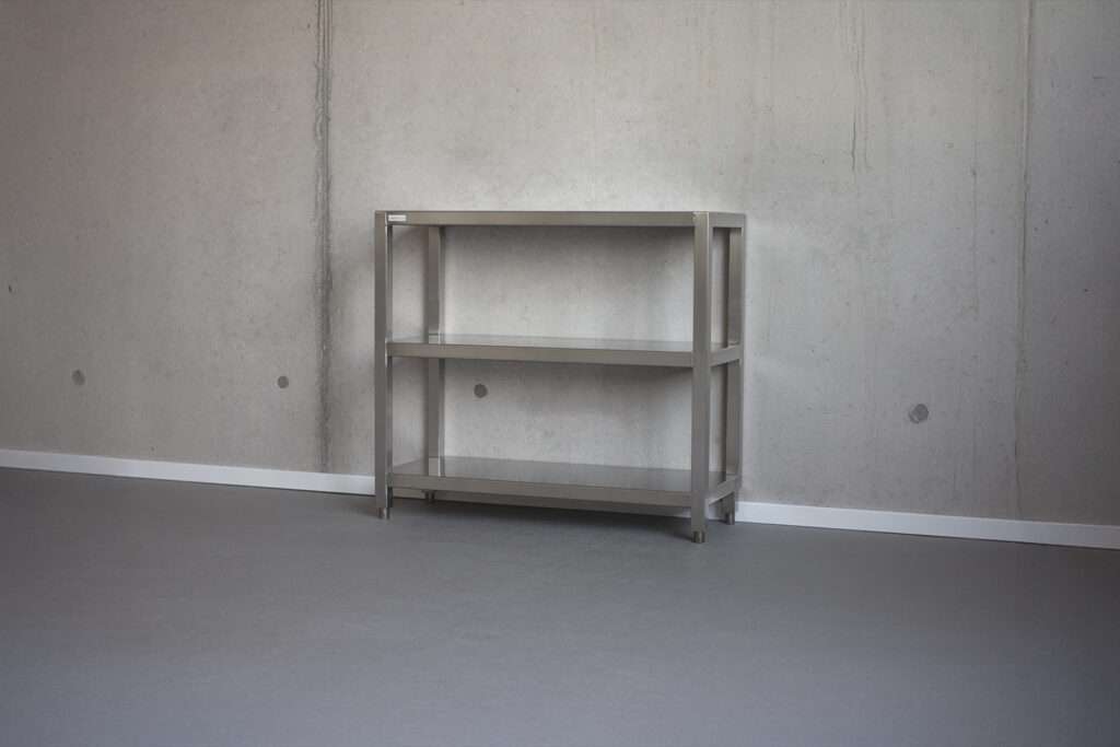 LINE® Reinraumeinrichtung Edelstahlregal geschweißt